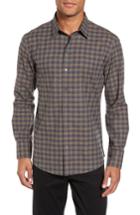 Men's Zachary Prell Lieberman Check Sport Shirt, Size - Brown