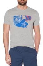 Men's Original Penguin Spills & Thrills T-shirt - Grey