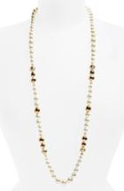 Women's Tory Burch Imitation Pearl Strand Necklace