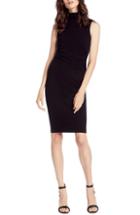 Women's Michael Stars Pebble Knit Ruched Mock Neck Dress