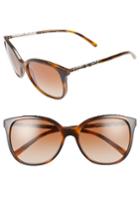 Women's Burberry 57mm Sunglasses - Light Havana