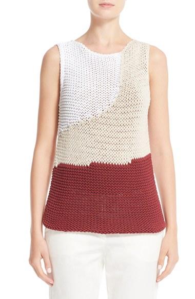 Women's Fabiana Filippi Colorblock Knit Tank