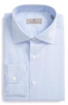 Men's Canali Trim Fit Solid Dress Shirt .5 - Blue