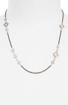 Women's Armenta New World Chain Scroll Station Necklace