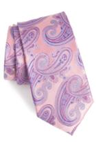 Men's Nordstrom Men's Shop Swanee Paisley Silk Tie, Size - Pink