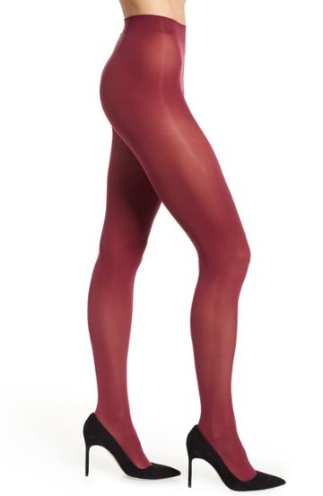 Women's Sarah Borghi Vel 40 Tights - Burgundy