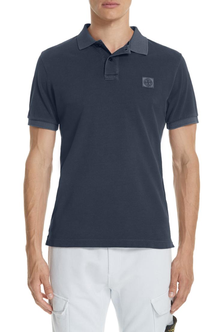 Men's Stone Island Cotton Pique Polo