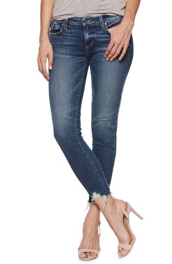 Women's Paige Transcend Vintage - Verdugo Ankle Skinny Jeans - Blue