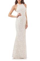 Women's Js Collections Halter Gown - Ivory