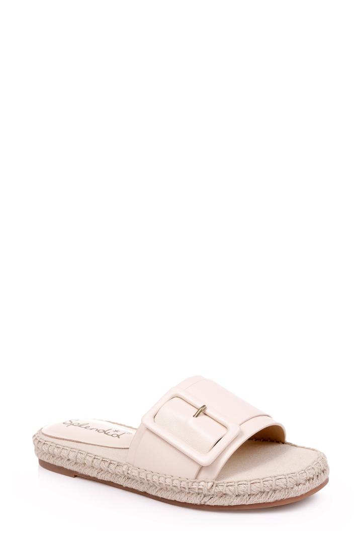 Women's Splendid Simpson Espadrille Slide Sandal M - Beige