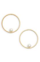 Women's Jenny Bird Saros Hoop Earrings With Imitation Pearl