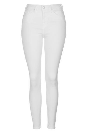 Women's Topshop Moto Jamie Jeans W X 32l (fits Like 31-32w) - White