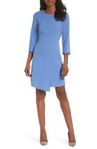 Women's Vince Camuto Crepe A-line Dress (similar To 14w) - Blue