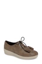 Women's Fitflop(tm) 'superoxford' Wedge .5 M - Brown