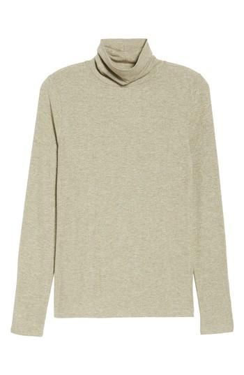 Women's Madewell Night Sparkle Turtleneck - Grey