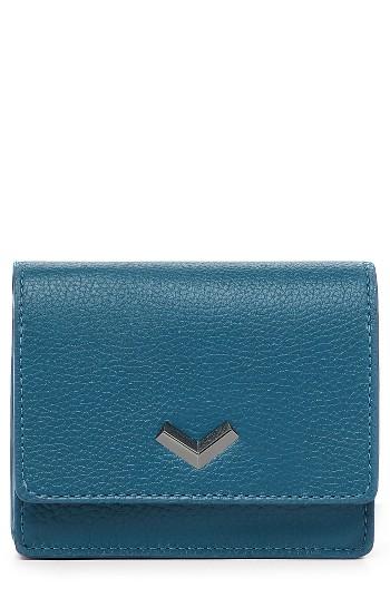 Women's Botkier Soho Mini Leather Wallet - Blue