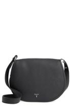 Serapian Milano Small Valeria Leather Crossbody Bag - Black