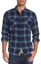 Men's Nifty Genius Truman Outdoor Check Sport Shirt, Size - Blue