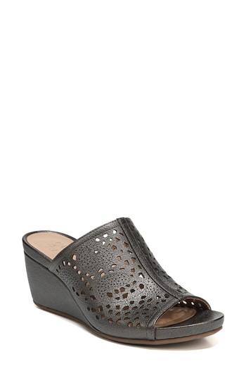 Women's Naturalizer Cutout Wedge Sandal N - Grey