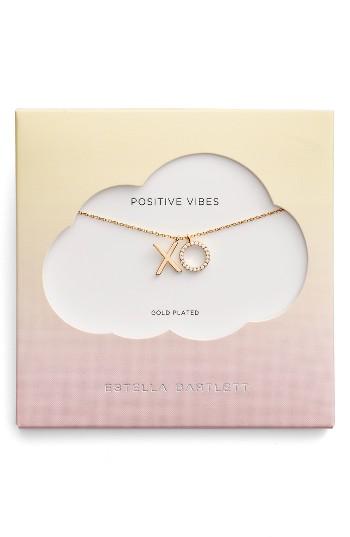 Women's Estella Bartlett Positive Vibes Pendant Necklace