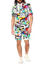 Men's Opposuits 'testival - Summer' Trim Fit Two-piece Short Suit With Tie
