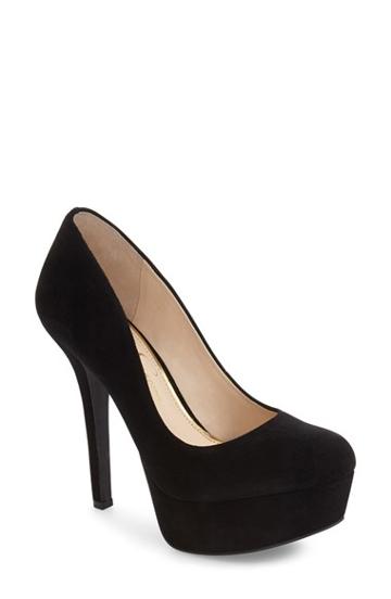 Women's Jessica Simpson 'meave' Platform Pump M - Black