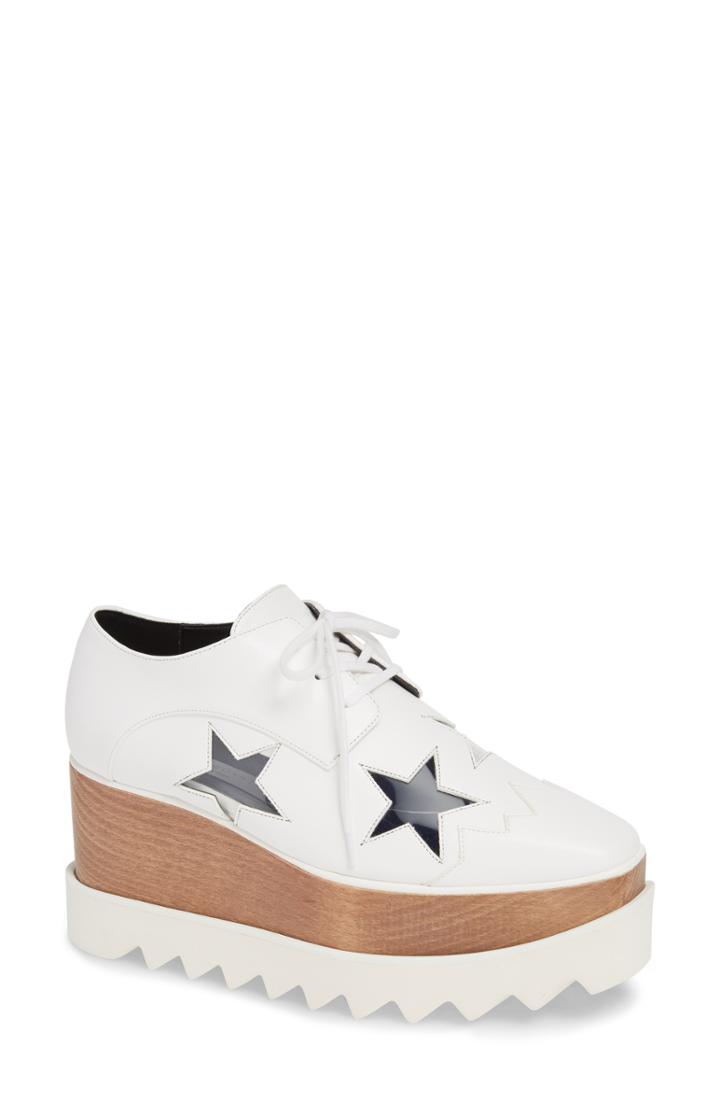 Women's Stella Mccartney Elyse Clear Star Platform Oxford