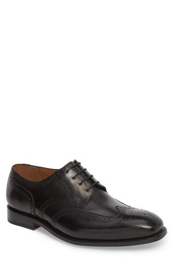 Men's Robert Talbott Cavallo Wingtip W - Black