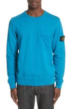 Men's Stone Island Pocket Sweatshirt - Blue