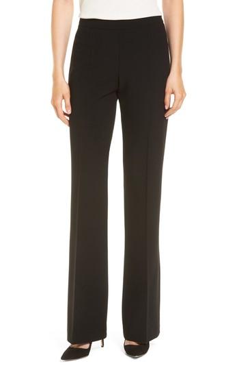 Women's Boss Tulea Crepe Suit Trousers R - Black