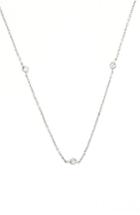 Women's Bony Levy Mila Three-diamond Short Station Necklace (nordstrom Exclusive)