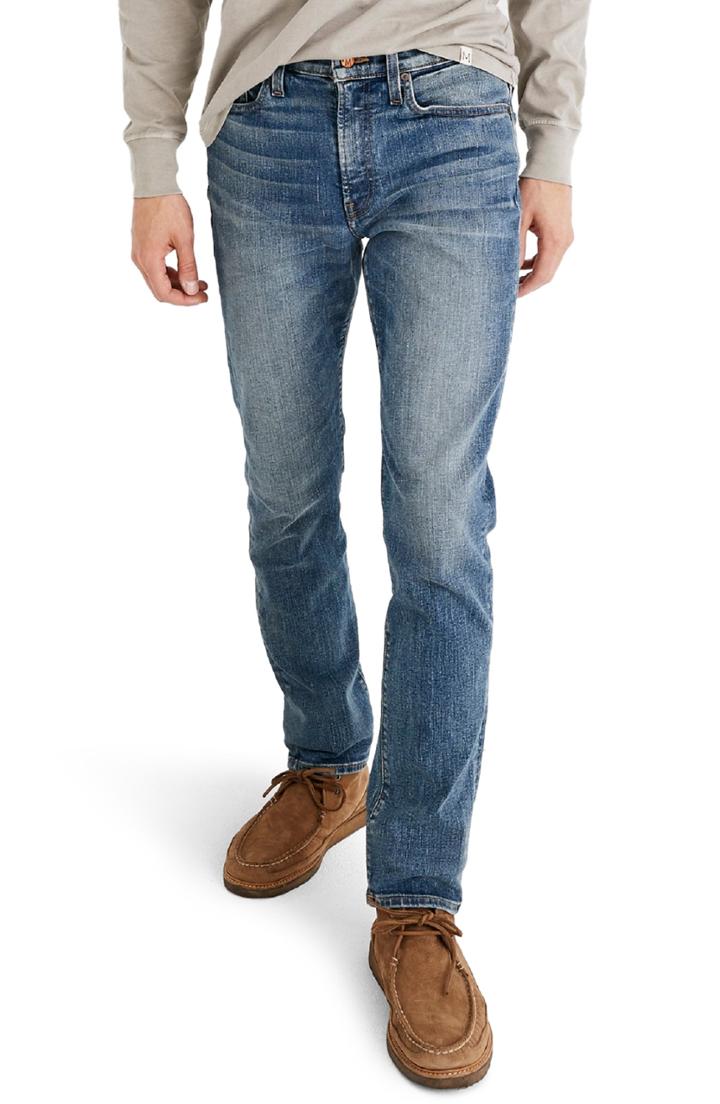 Men's Madewell Straight Leg Jeans X 32 - Blue