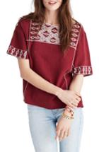 Women's Madewell Embroidered Blouse
