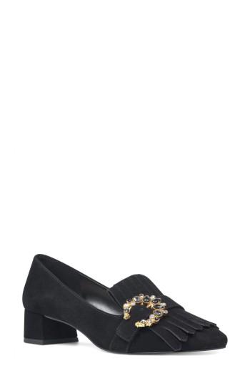 Women's Nine West Wadley Kiltie Pump M - Black