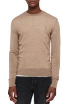Men's Allsaints Mode Slim Fit Merino Wool Sweater - Brown