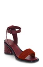 Women's Mercedes Castillo Hiru Ankle Strap Sandal .5 M - Red