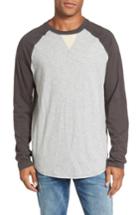 Men's True Grit Long Sleeve Raglan T-shirt - Grey