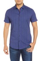 Men's Stone Rose Fit Sport Shirt, Size Small - Blue