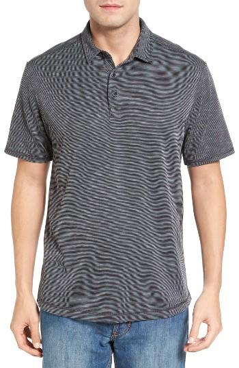 Men's Tommy Bahama New Double Tempo Spectator Jersey Polo - Black