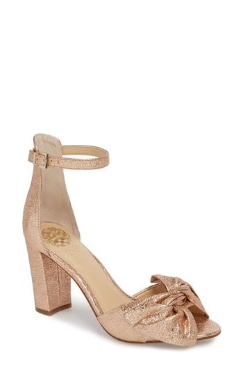 Women's Vince Camuto Carrelen Block Heel Sandal M - Pink