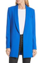 Women's J.crew Double Breasted Drapey Velvet Blazer