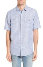 Men's Rodd & Gunn Upper Hutt Original Fit Sport Shirt, Size - Blue