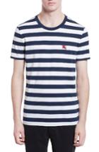 Men's Burberry Torridge Trim Fit Stripe T-shirt