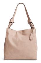 Sole Society Josah Faux Leather Shoulder Bag - Pink