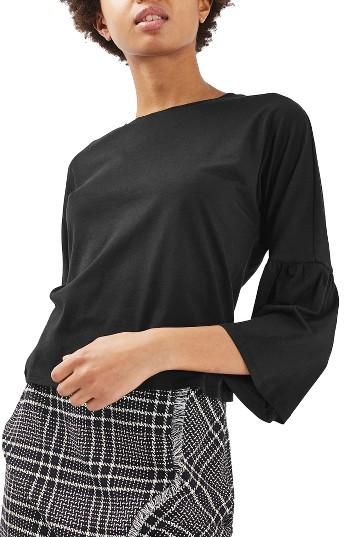 Women's Topshop Trumpet Sleeve Tee