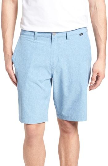 Men's Travis Mathew 'palladium' Performance Stretch Heathered Golf Shorts