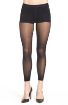 Women's Item M6 Sheer Footless Tights, Size L1-s - Black