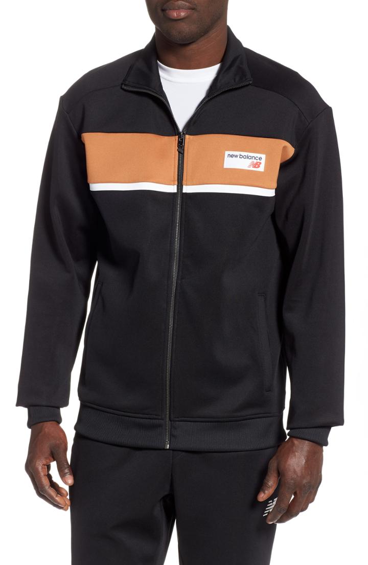 Men's New Balance Athletics Track Jacket - Black