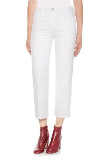 Women's Joe's The Wyatt Crop Straight Leg Jeans - White