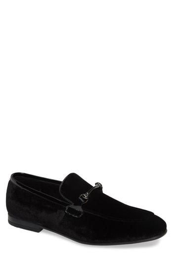 Men's The Rail Nelson Venetian Bit Loafer -6.5us / 40eu - Black